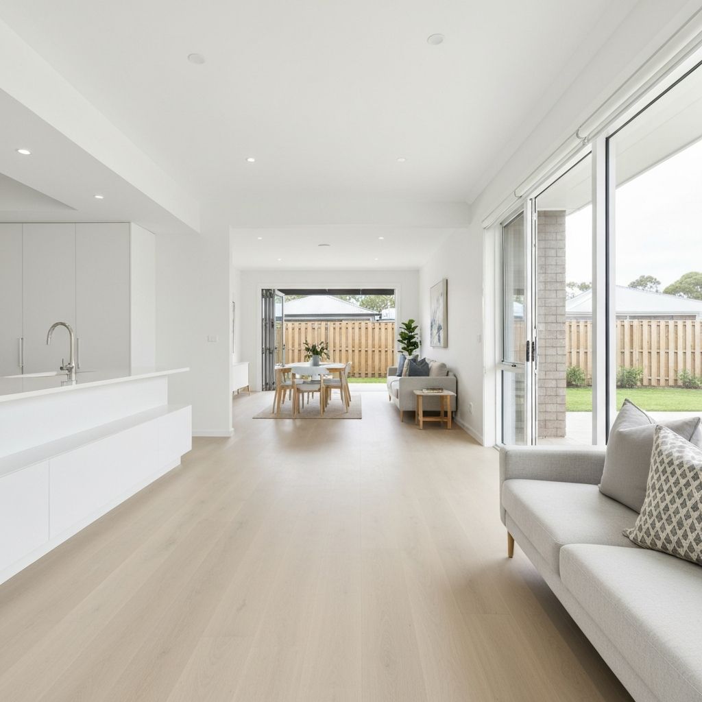 Beautifully painted interior room with fresh white walls